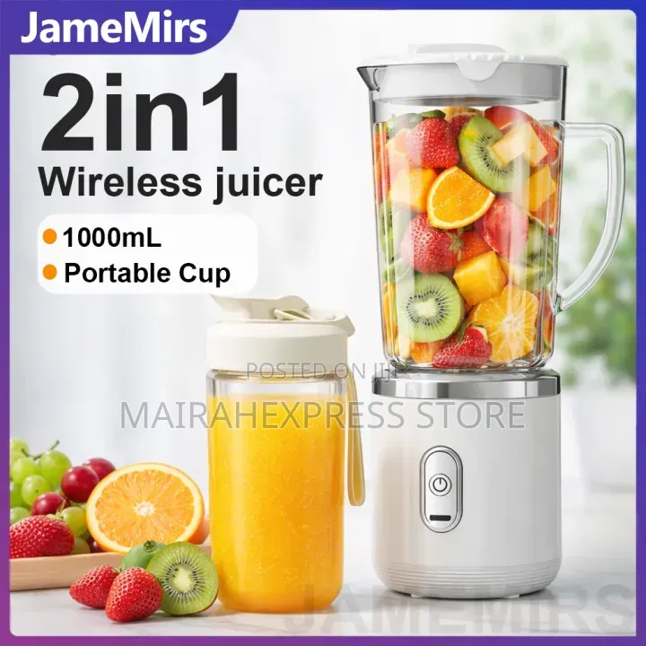 2in1 Portable Multi-Functional Electric Juicer and Blender 2st7