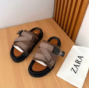 Zara Tactical Slides With Platform Soles