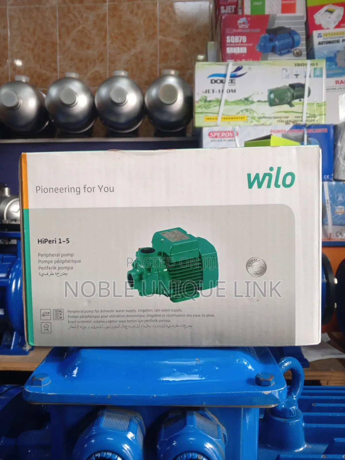 0.75 Wilo Surface Water Pumping Machine