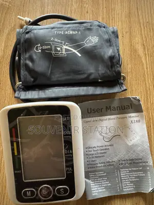 Battery Operated Blood Pressure Monitor With Voice Control