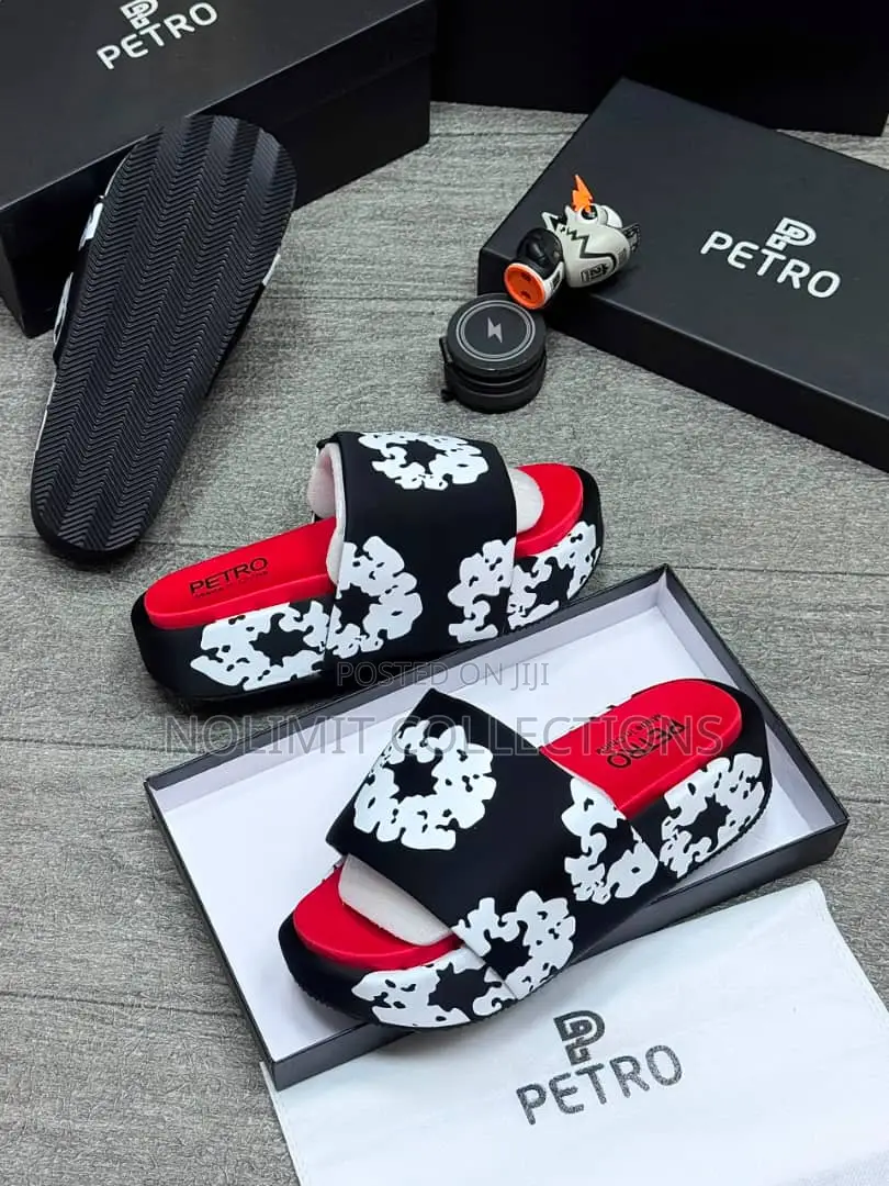 Y-3 Slides With Platform Soles