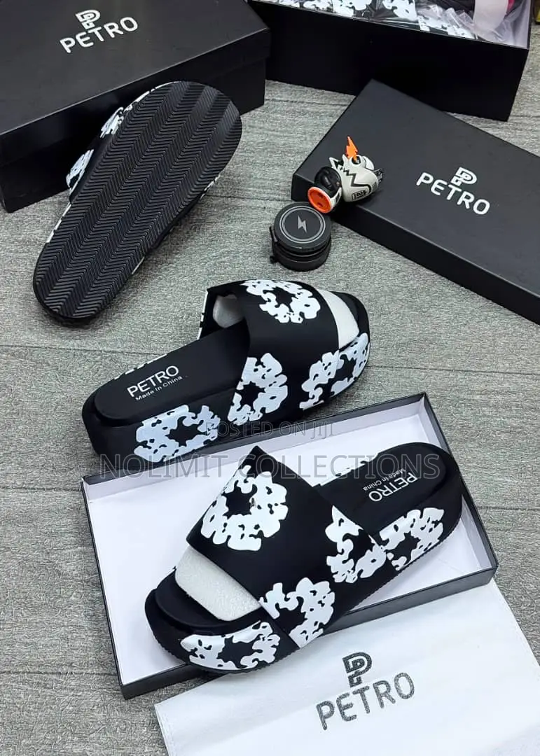 Y-3 Slides With Platform Soles