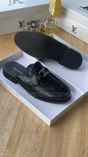 Louis Vuitton Men's Leather Half Shoes