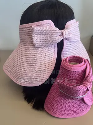 Roll-Up Straw Hat Portable Packable Sun Hat