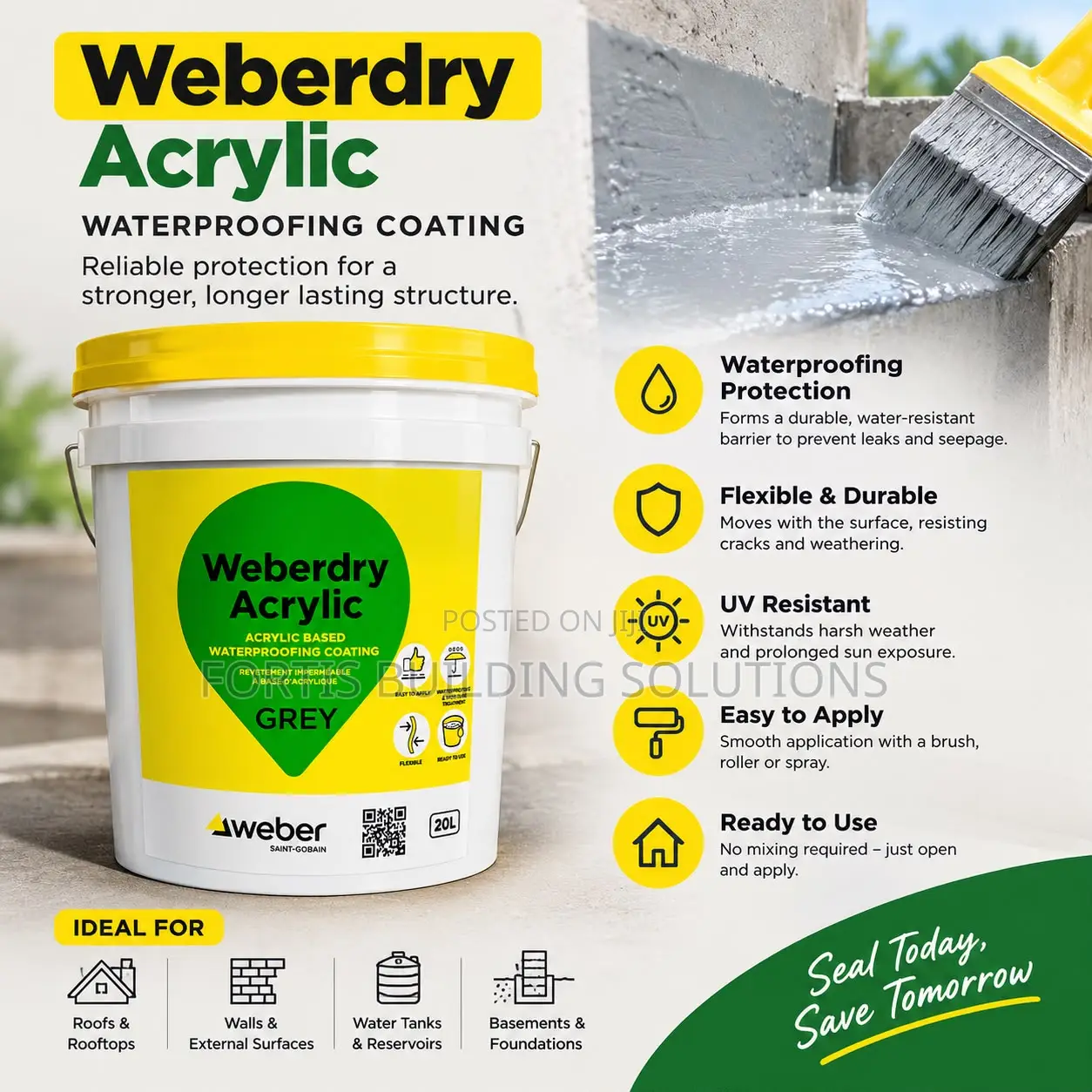 Weberdry Acrylic GREY