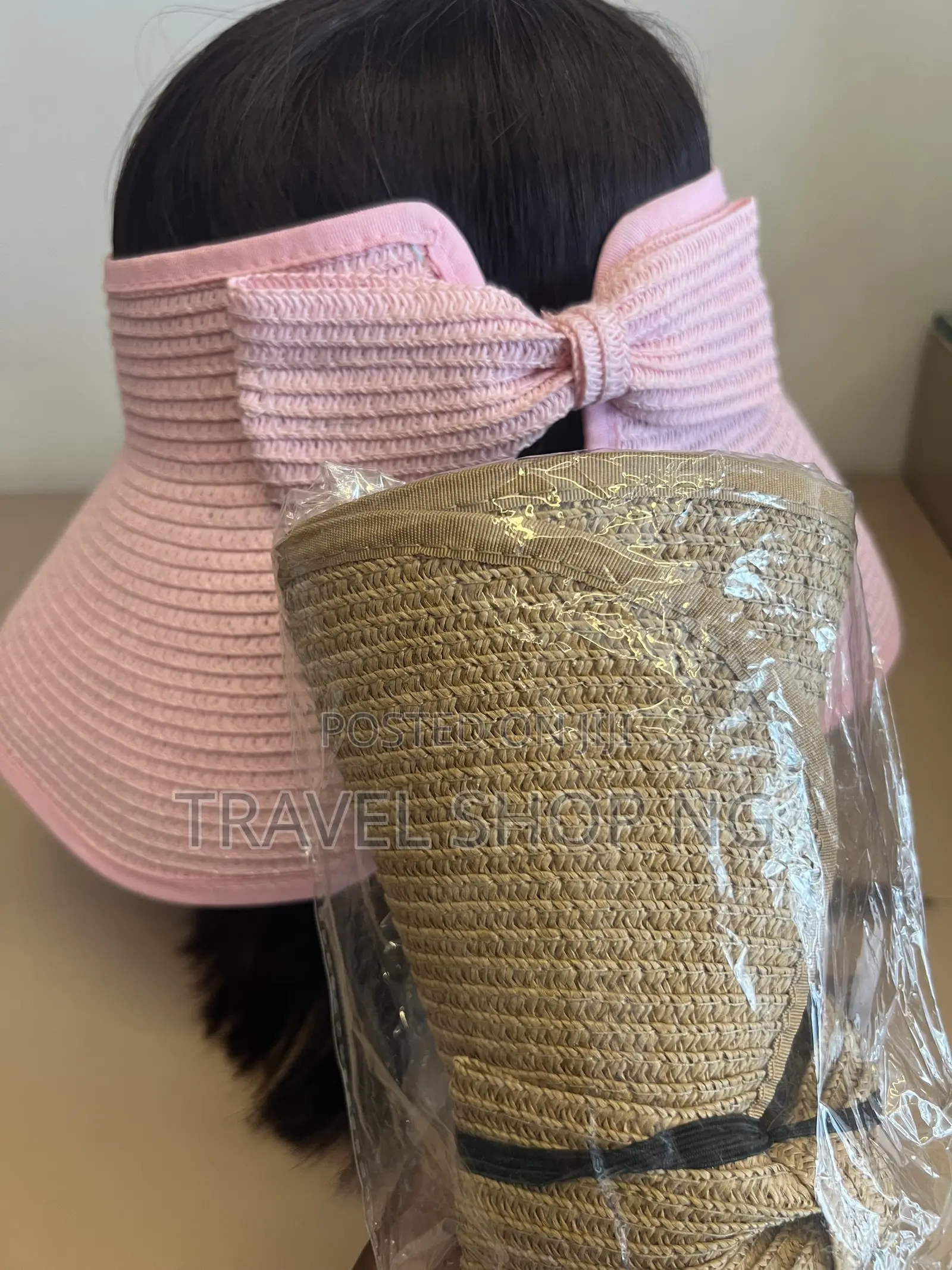 Roll-Up Straw Hat Portable Packable Sun Hat