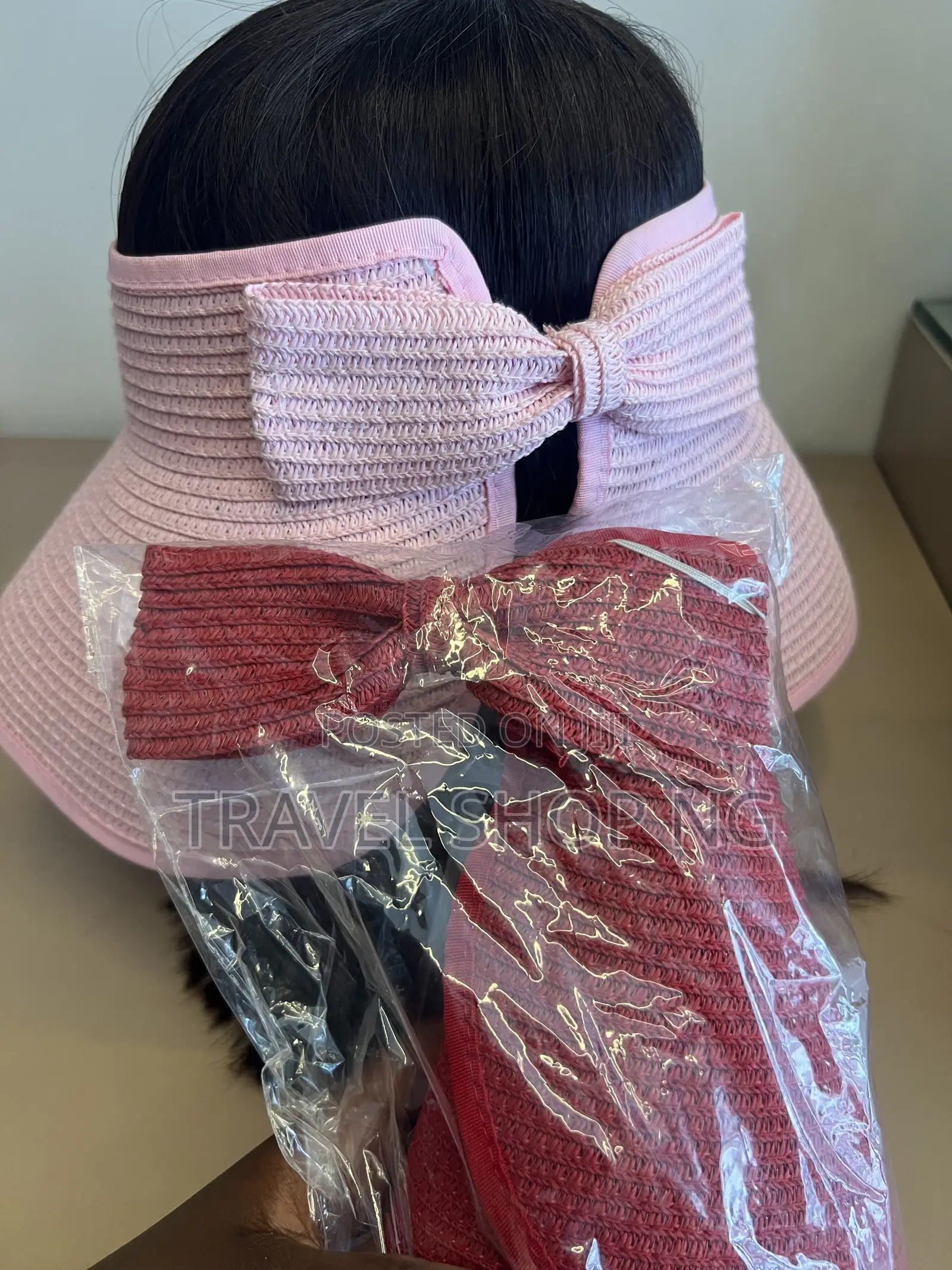 Roll-Up Straw Hat Portable Packable Sun Hat