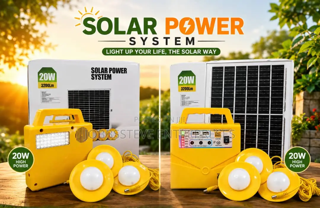 20 W Yellowbox Solar Power System