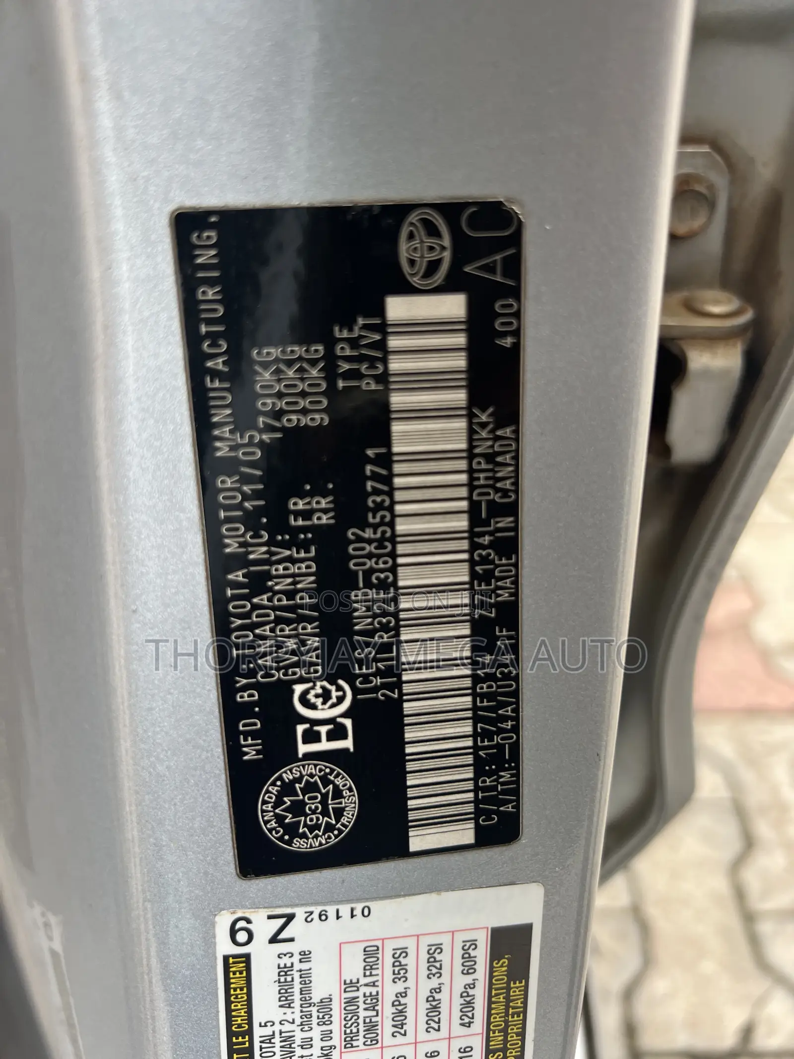 Toyota Matrix 2007 Silver