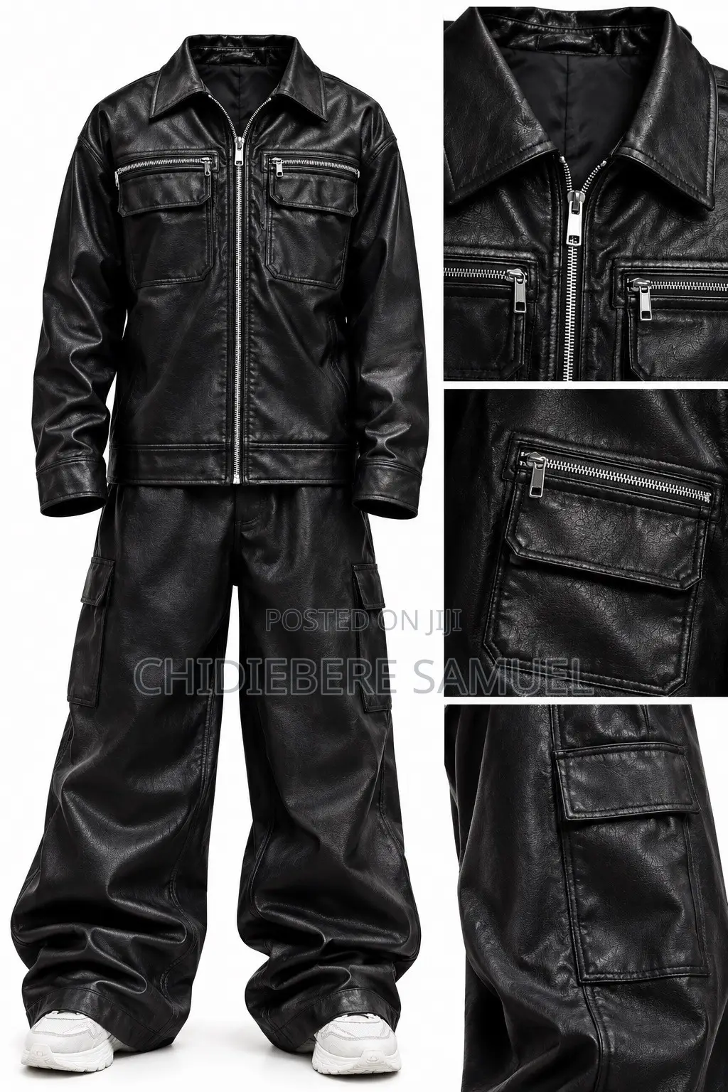 Leather Jacket and Trouser