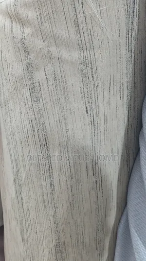 Premium Brown Curtain With Strips