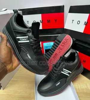 Tommy Hilfiger Men's Lace Up Sneakers With Solid Soles