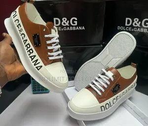 Dolce Gabbana Low Top Leather Sneakers