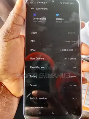 Itel City 100 128 GB Purple