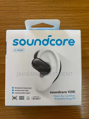 Soundcore V20i Open-Ear Headphones - 36hrs Playtime - Black