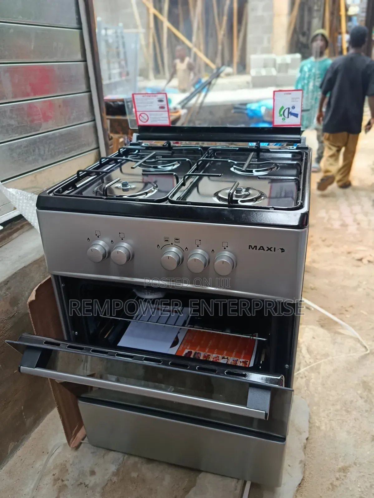 Maxi 4 Burner Cooker With Oven