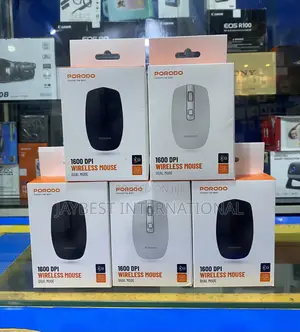 Porodo 2.4G Wireless and Bluetooth Rechargeable Mouse DPI 1600