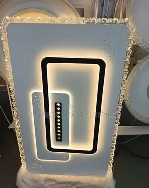 Bladeless LED Ceiling Fan Light Chandeliers Bedroom Remote Control