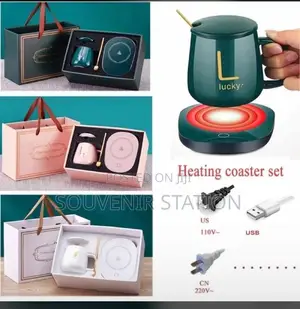 3 PCS Mug, Heating Pad and Spoon Set in a Gift Box