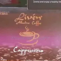 Aim Global Liven Alkaline Coffee – 420g – 20 Sachet