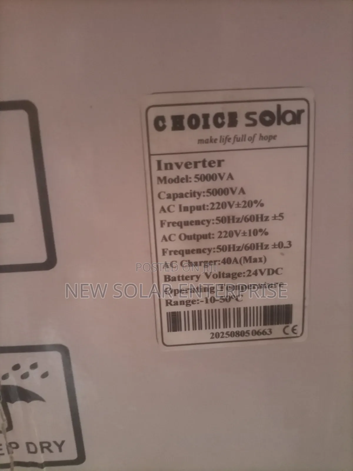 Choice Inverter 5kva 24vot