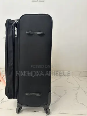 Large Black Travel Suitcase