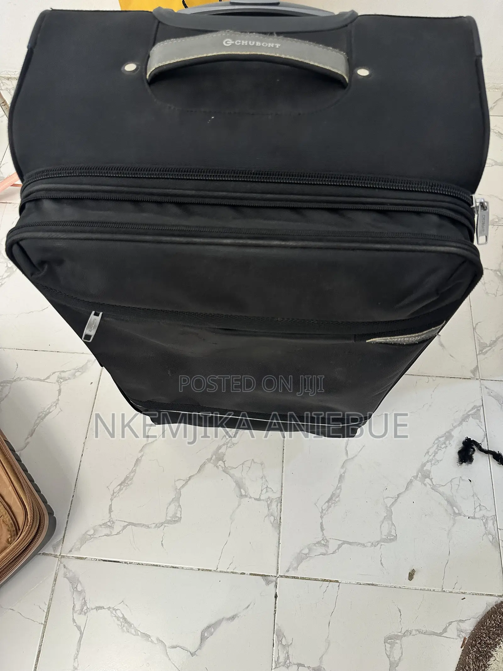 Large Black Travel Suitcase