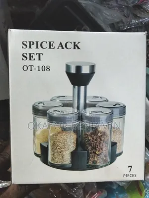 High Quality Stainless Steel Spice Rack Set 7pcs
