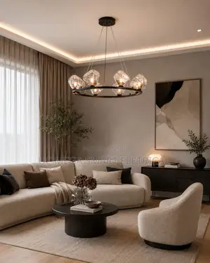 Modern Nordic Style Chandelier for Living Room Bedroom Dining Room