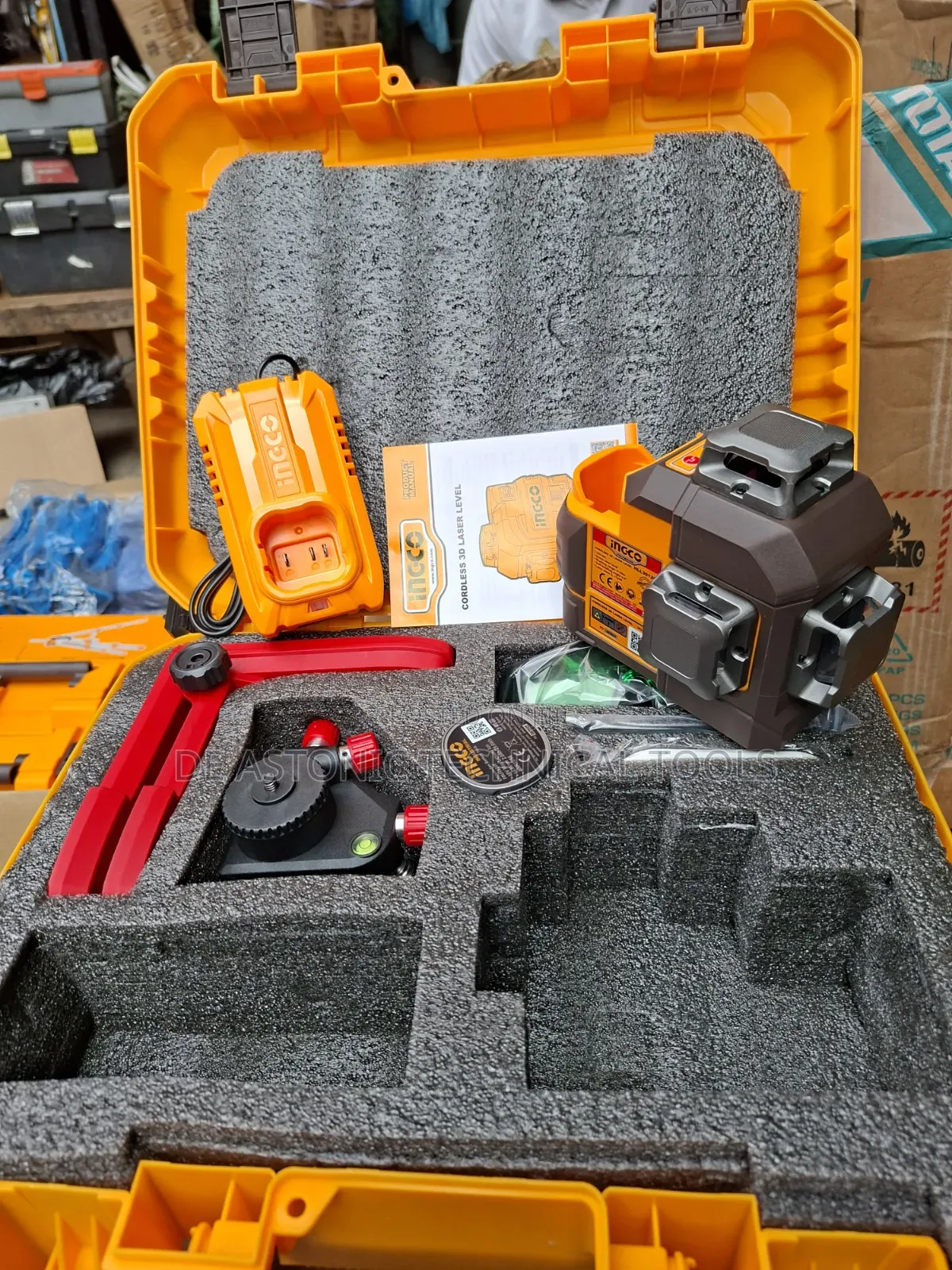 The INGCO Cordless 3D Laser Level (Model HLL301201)