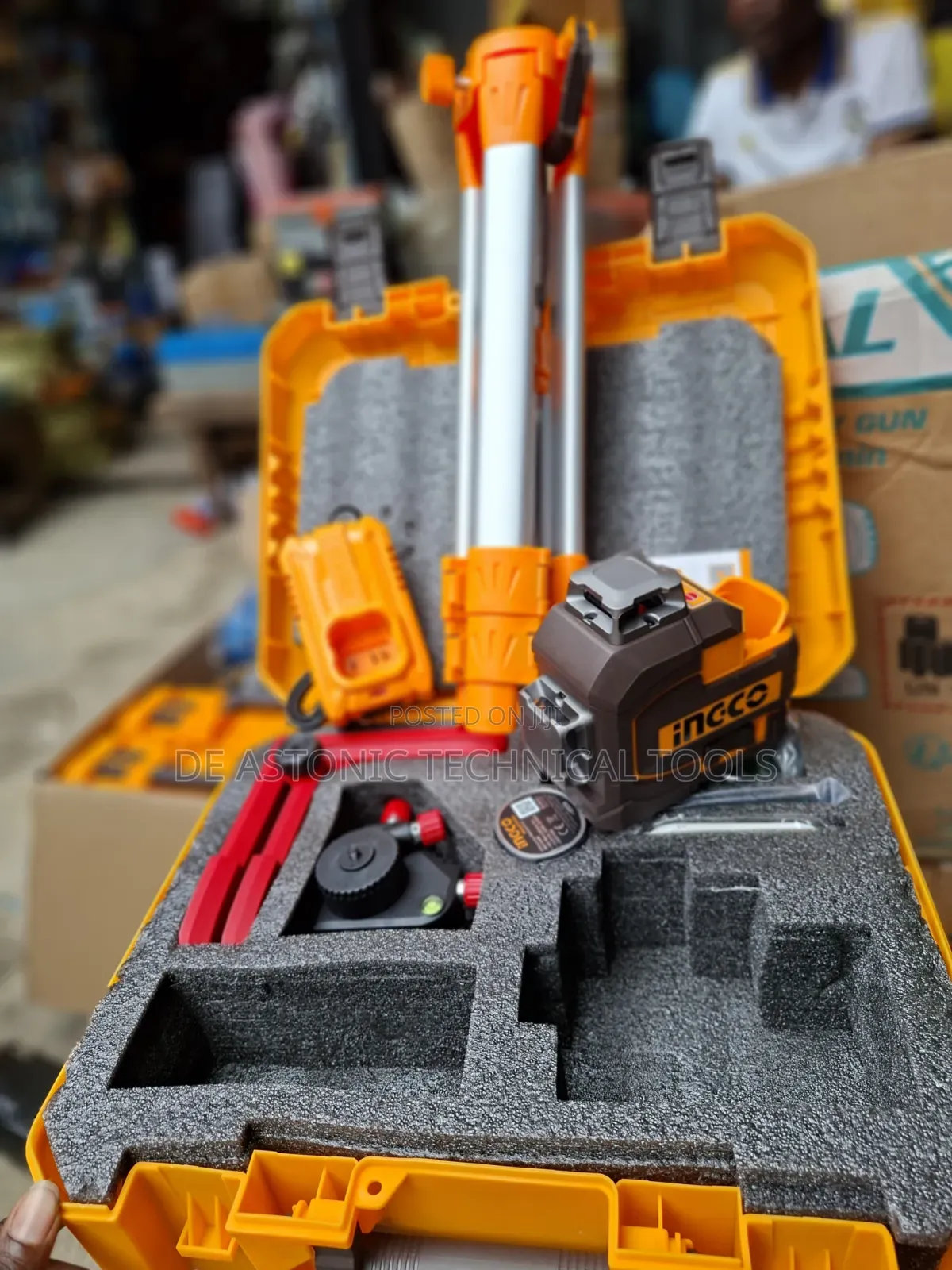 The INGCO Cordless 3D Laser Level (Model HLL301201)