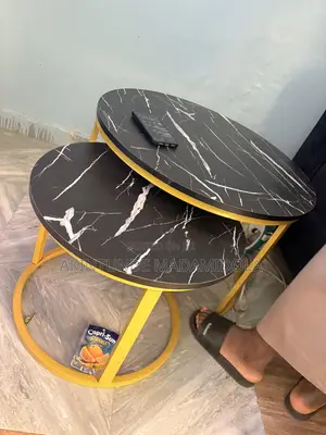 High Quality Exotic Faux Marble(MDF Wood) Center Table