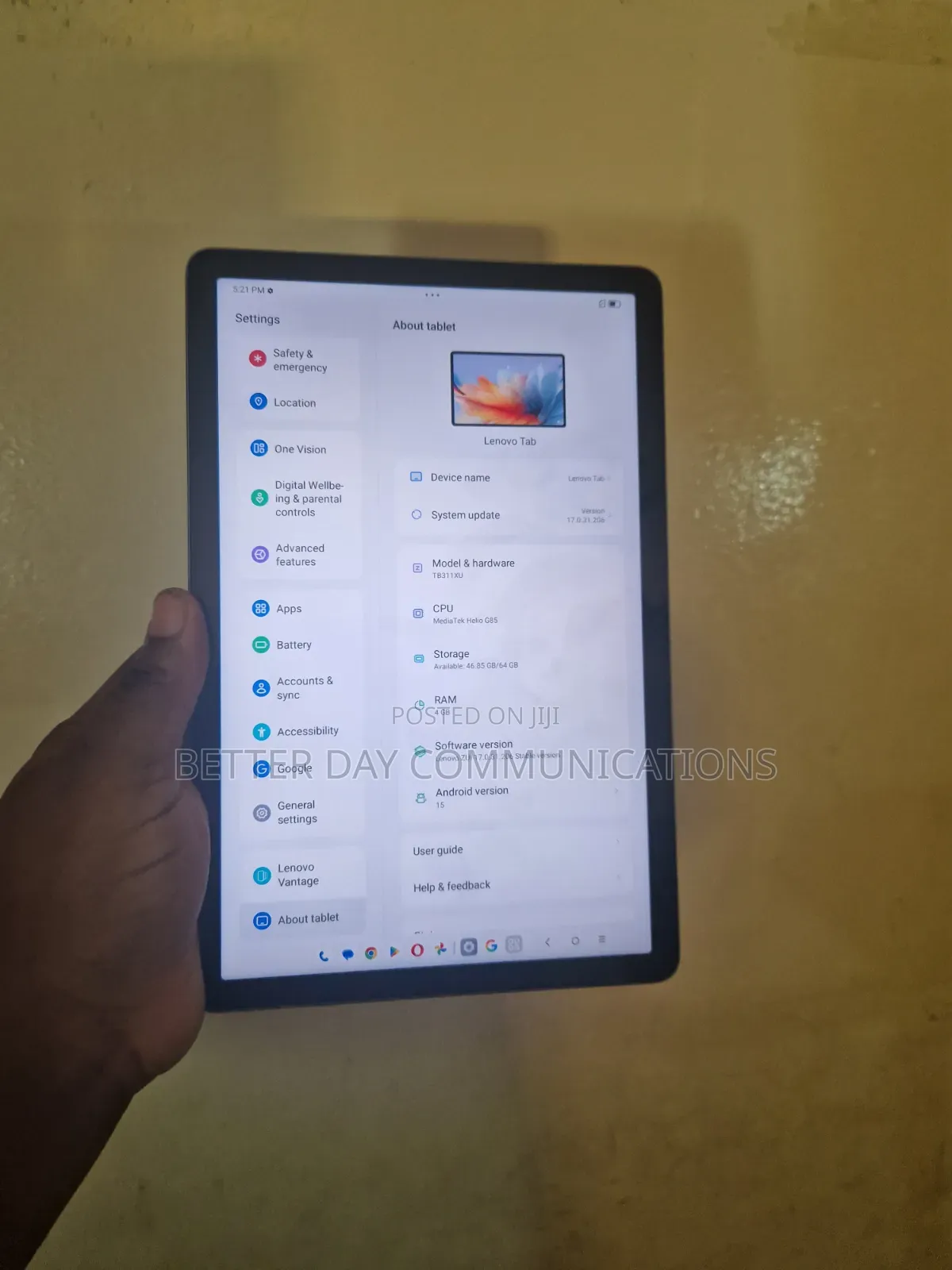 Lenovo Tab K10 64 GB Gray
