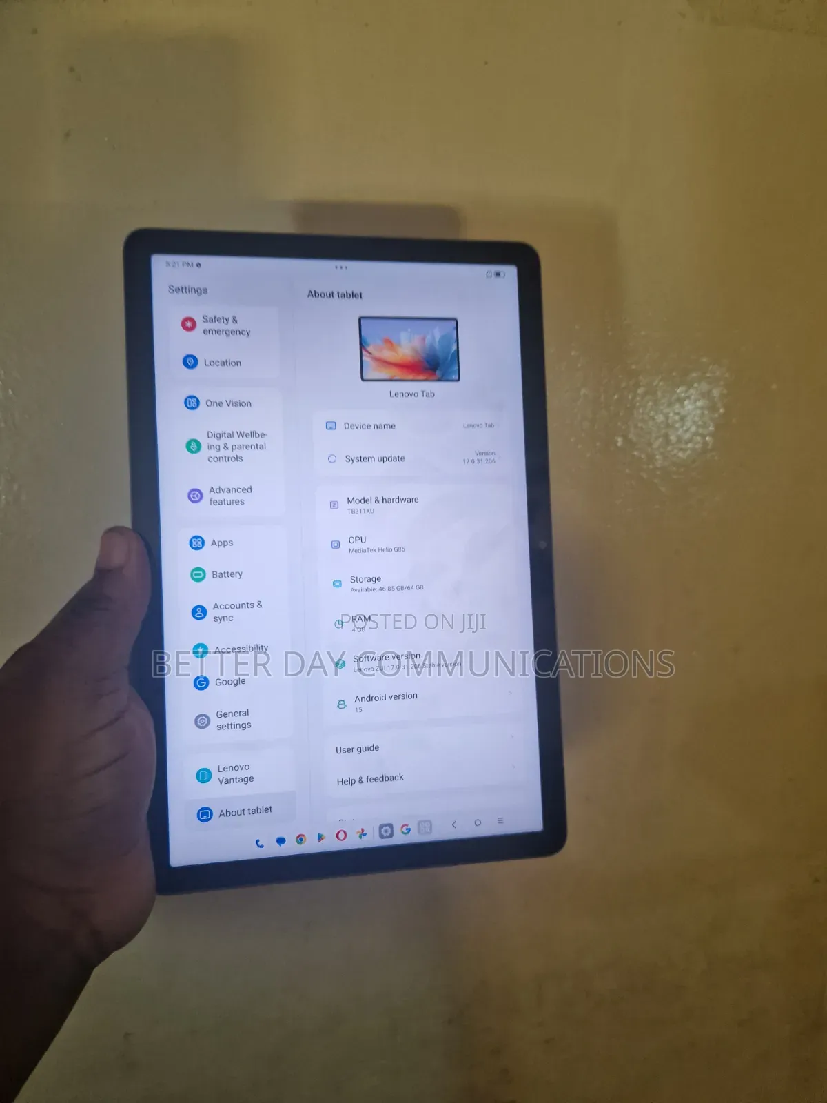 Lenovo Tab K10 64 GB Gray