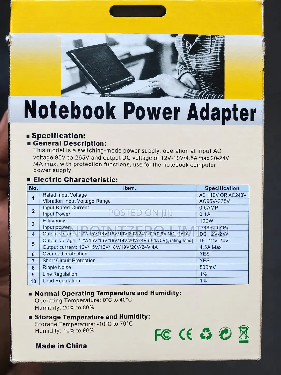 Notebook Power Adapter