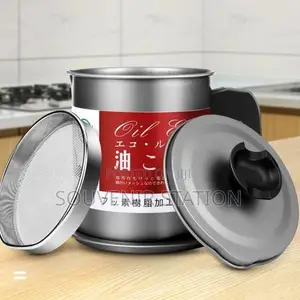 Stainless Oil Filter Storage Cup