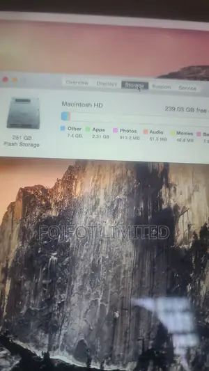 Laptop Apple MacBook Pro 2013 16GB Intel Core i7 SSD 256GB