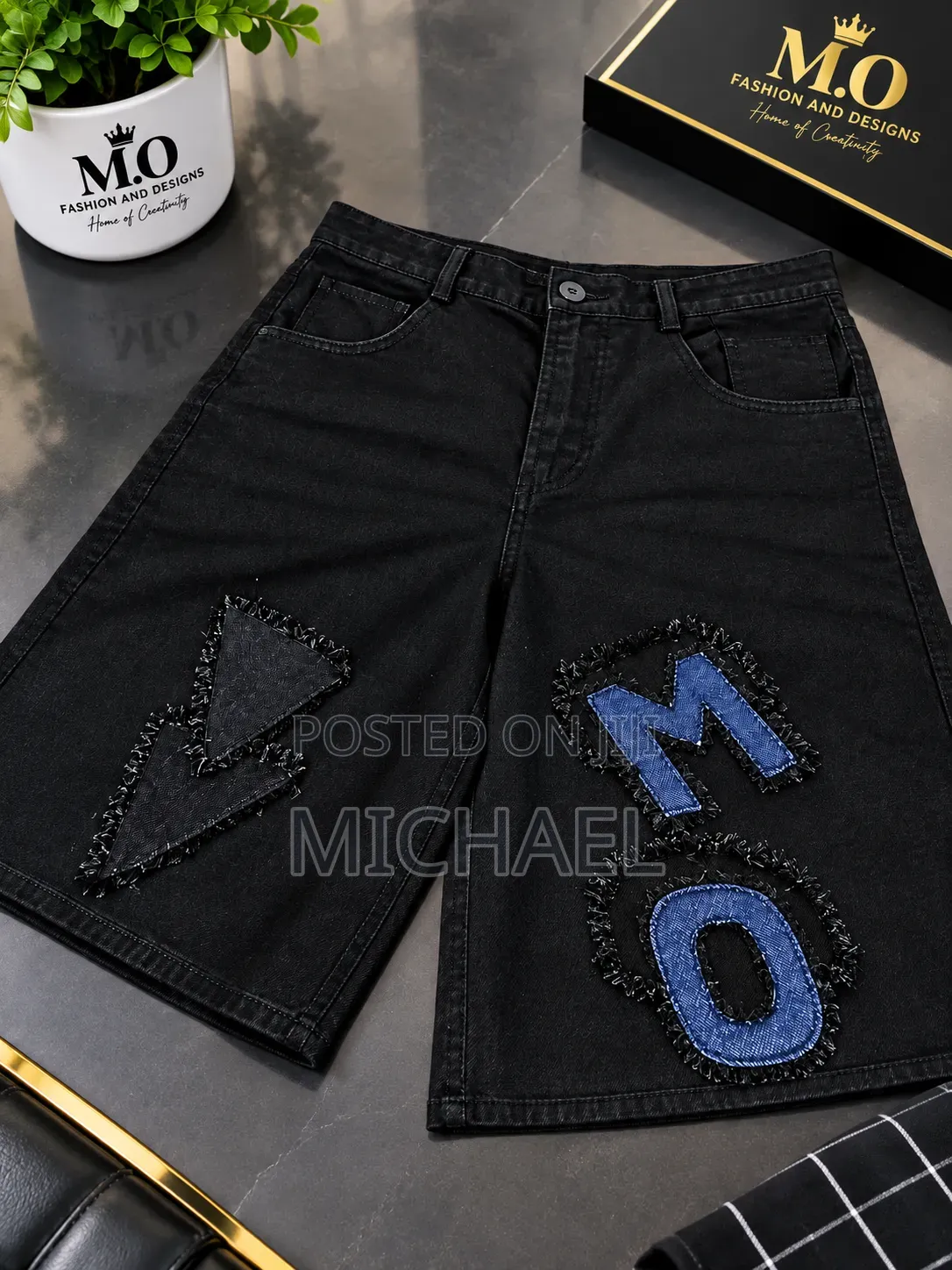 Black and Blue Unisex Denim Jot