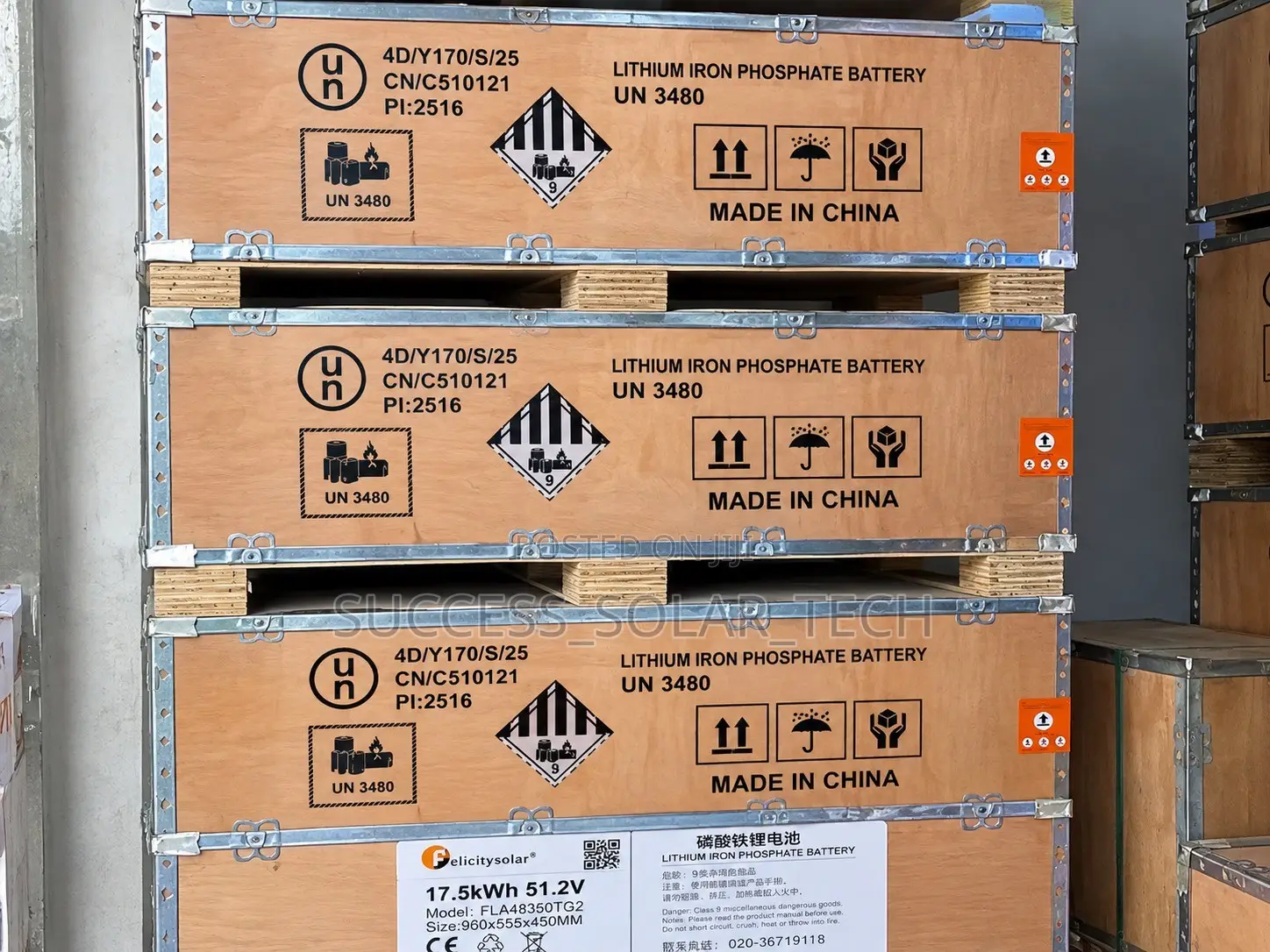 Felicity 17.5kwh 48v 342amps Lithium Battery Do