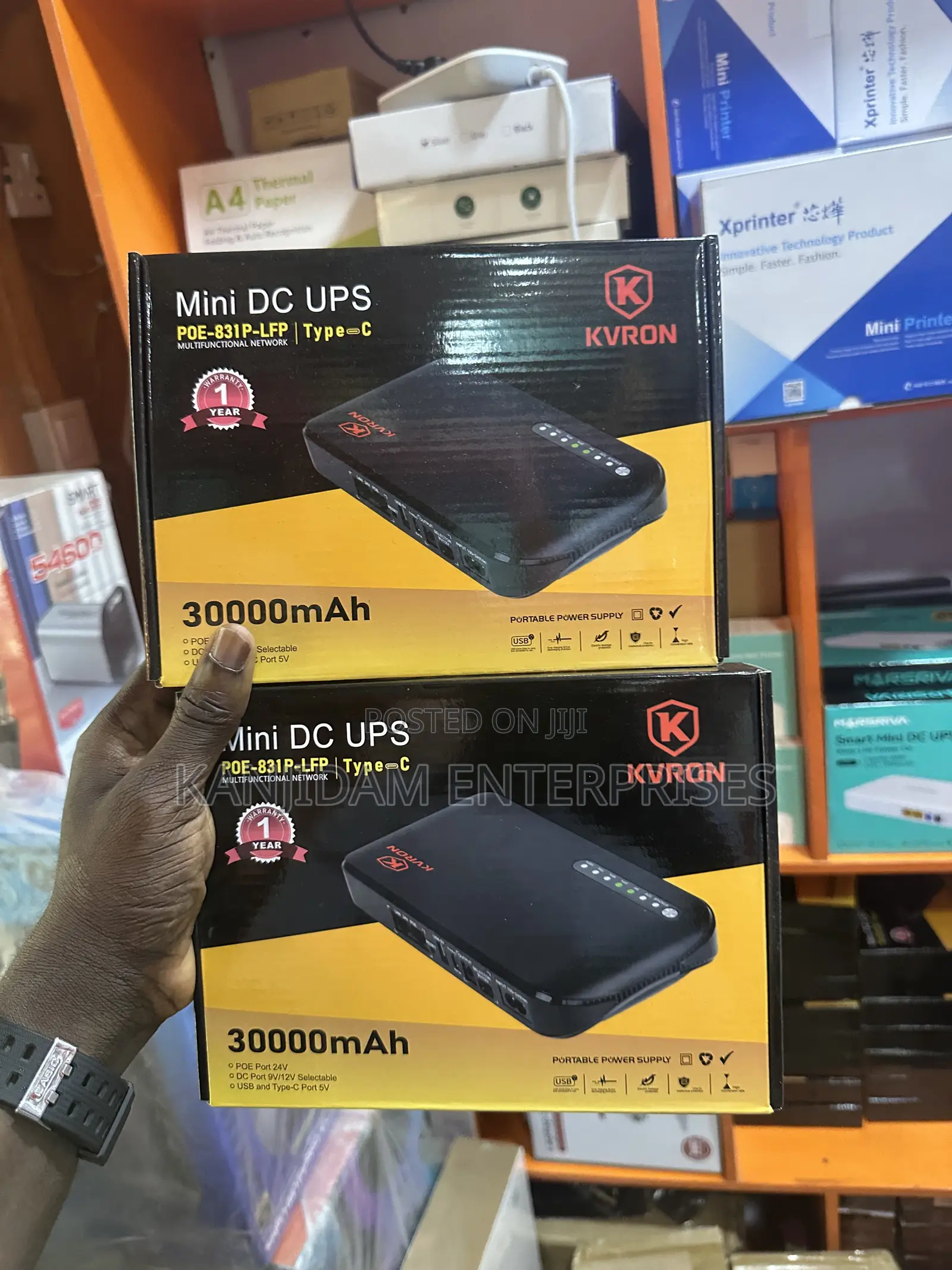 Kvron 30000mah Mini Dc Ups Router Power Bank