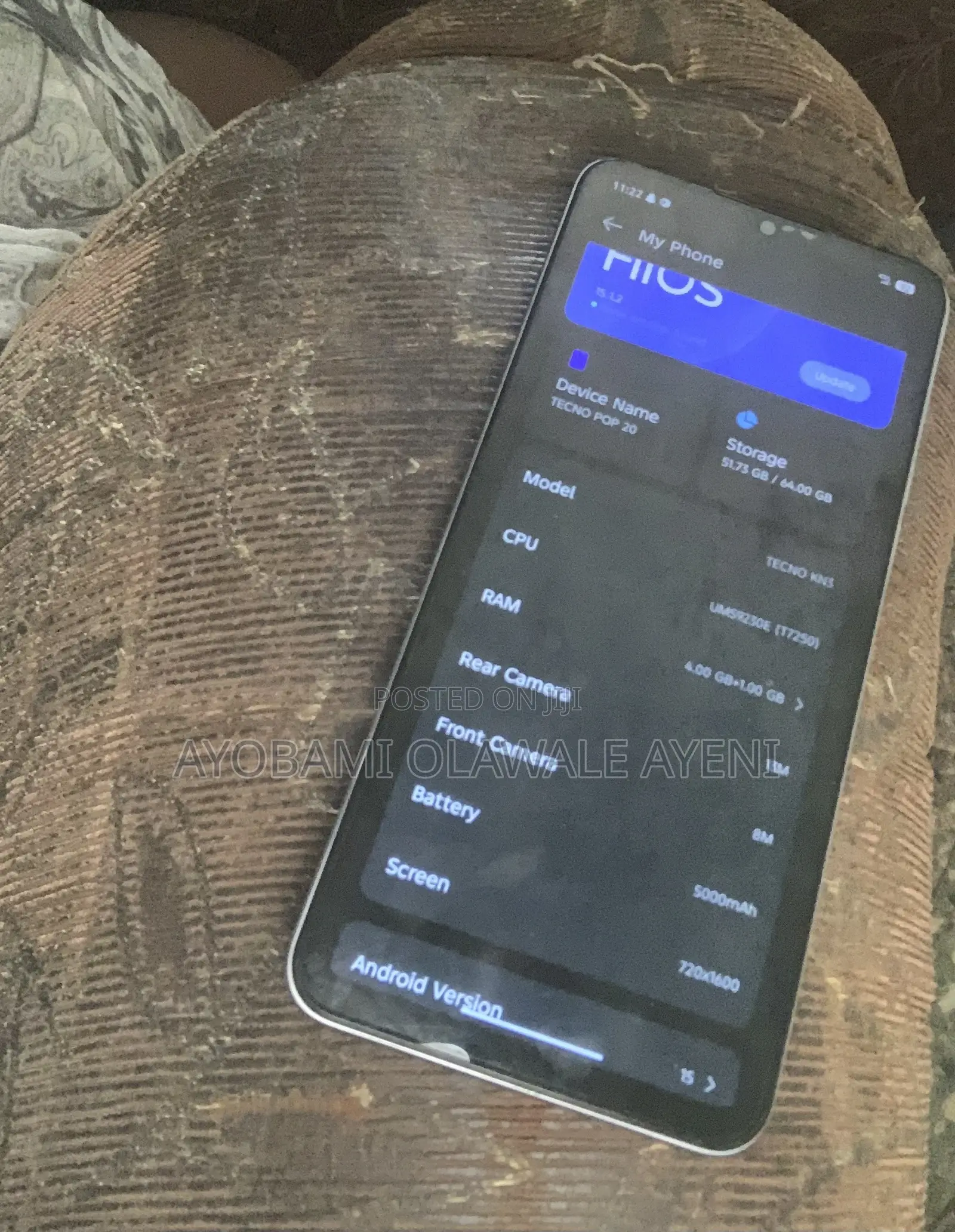 Tecno Pop 20 64 GB Gray