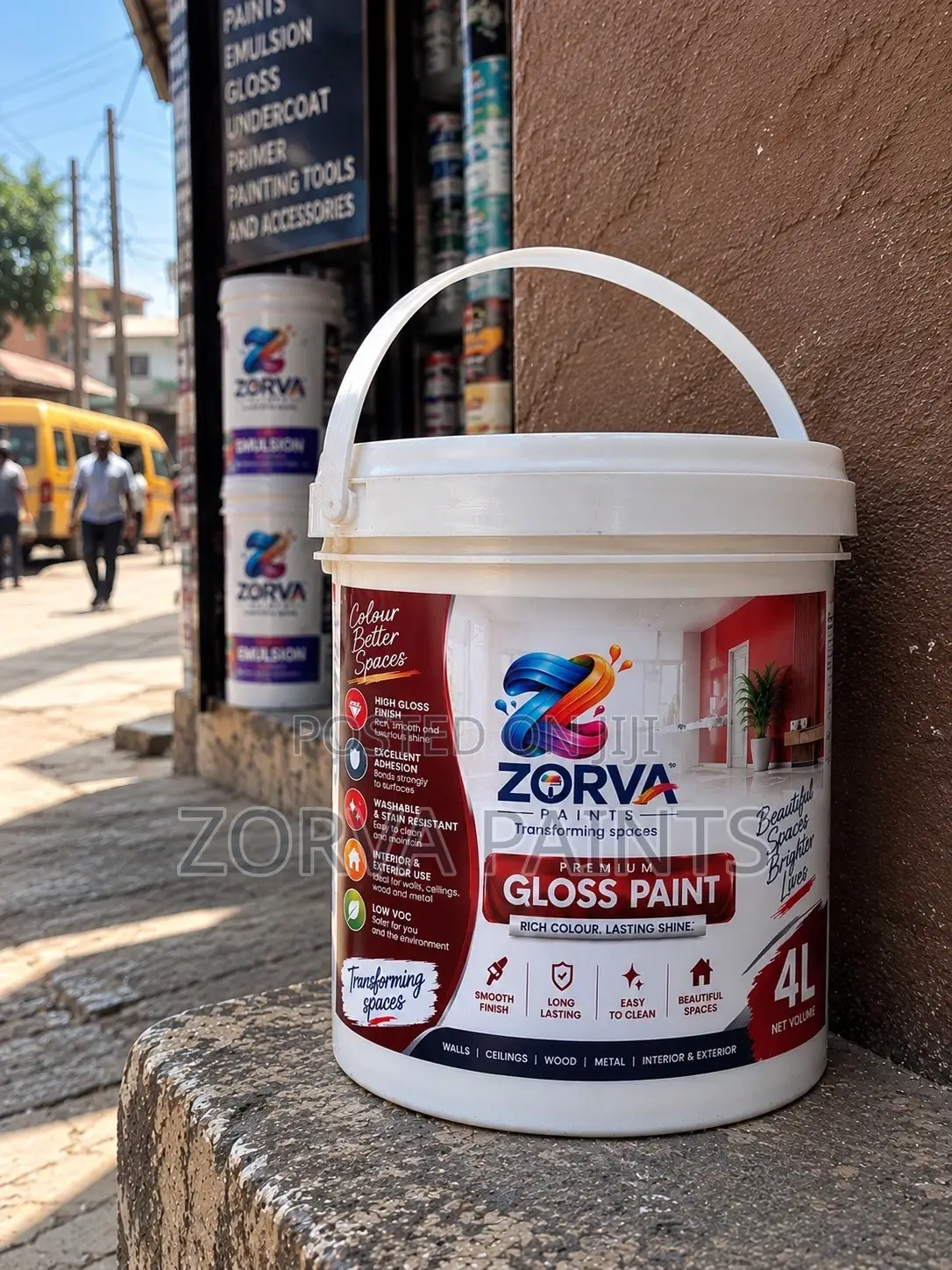 Gloss Paint 4 Liters (Zorva Paint)