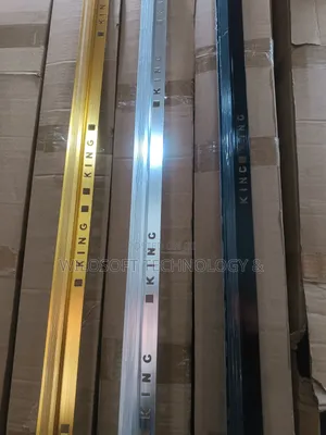 Quality King Metal Tile Trims - Gold, Silver Black Available