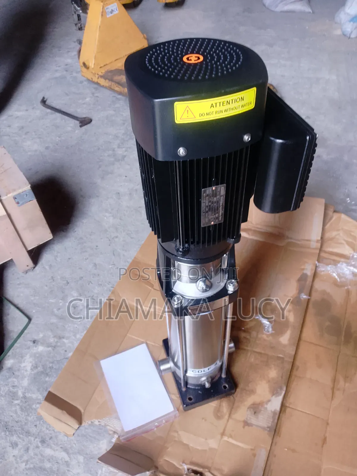 Vertical Pump for Reverse Osmosis