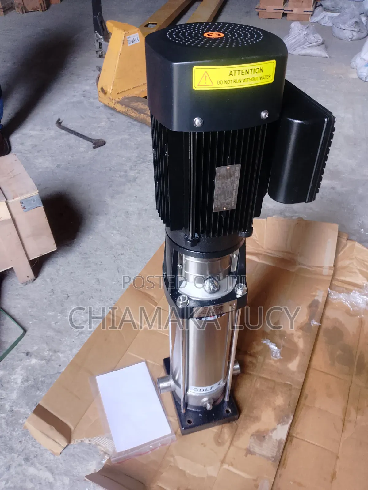 Vertical Pump for Reverse Osmosis