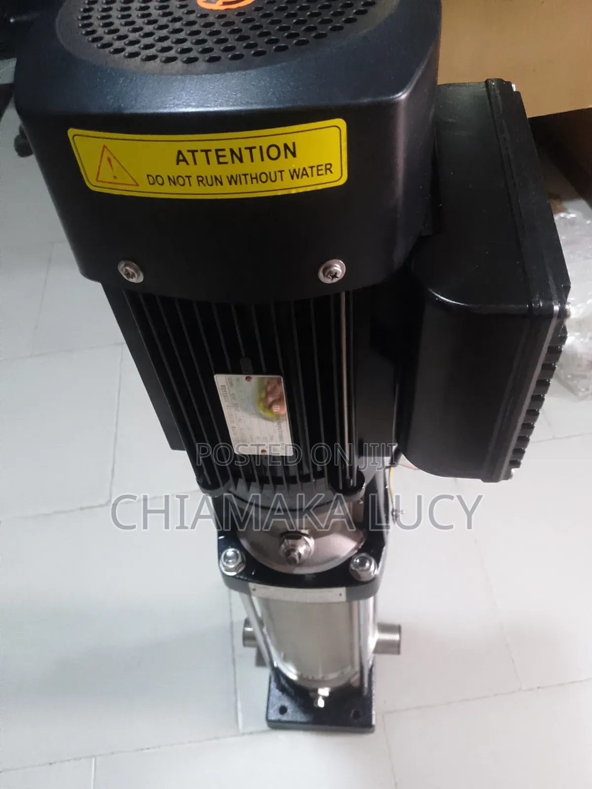 Vertical Pump for Reverse Osmosis