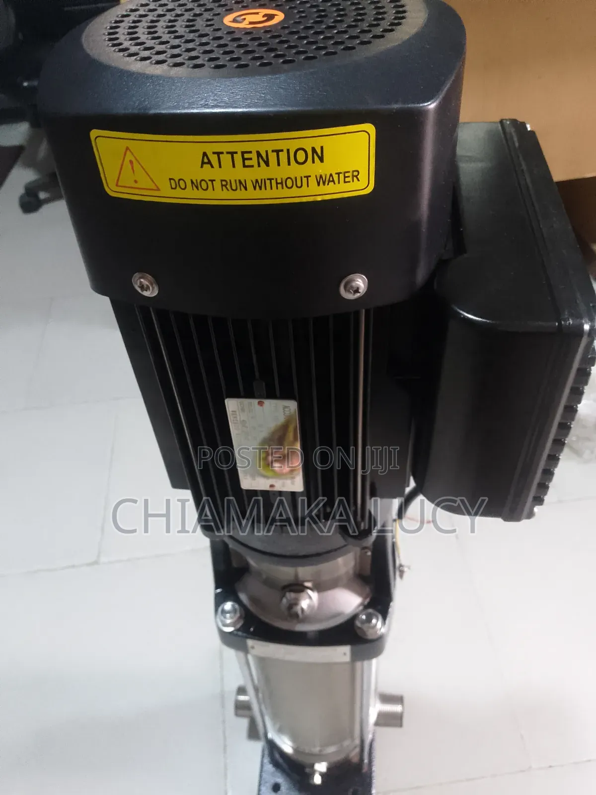 Vertical Pump for Reverse Osmosis