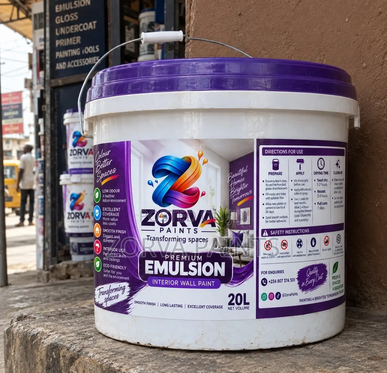 Emulsion Paint (Zorva Paint