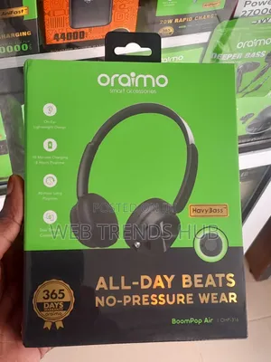 Oraimo BoomPop Air (OHP-316) Wireless Headphones - 80-Hour Battery