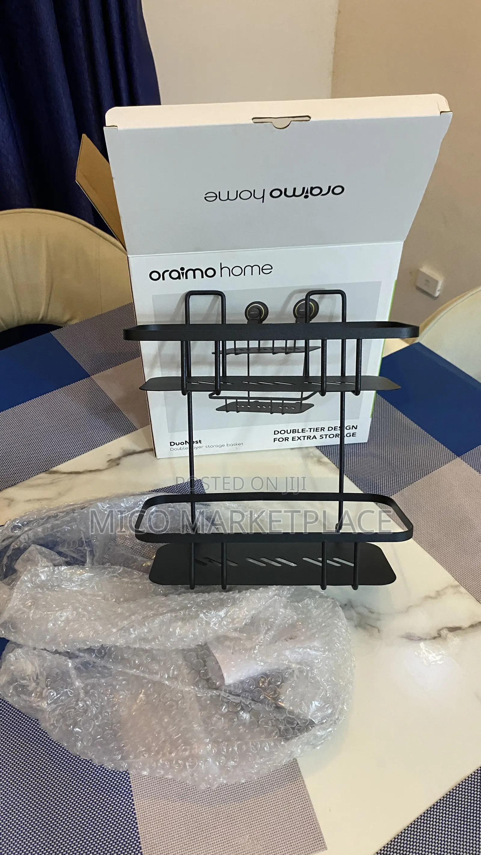 Oraimo DuoNest Nail-Free Double-Tier Storage Basket